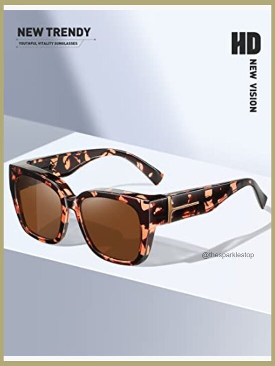 Fit Over Glasses Sunglasses Polarized UV Protection Lightweight Plastic main image 6